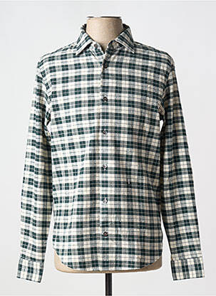 Chemise manches longues coupe cintrée gris CLOSED homme