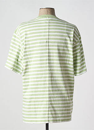 T-shirt coupe cintrée manches courtes vert CLOSED homme