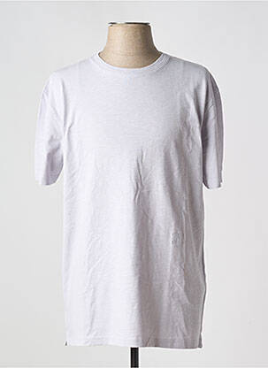 T-shirt coupe cintrée manches courtes gris CLOSED homme