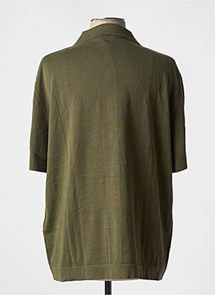 Gilet manches courtes stretch vert CLOSED homme