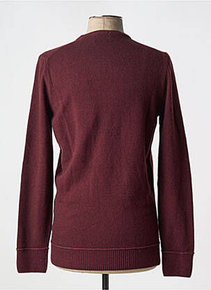 Pull col rond manches longues rouge CLOSED homme