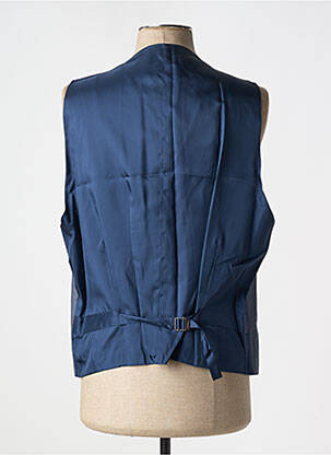 Gilet sans manche tissage chiné bleu STRELLSON homme