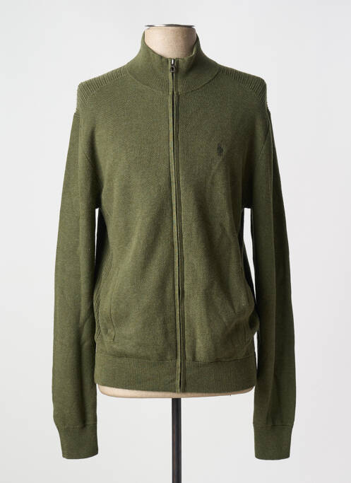 Gilet manches longues vert RALPH LAUREN pour homme