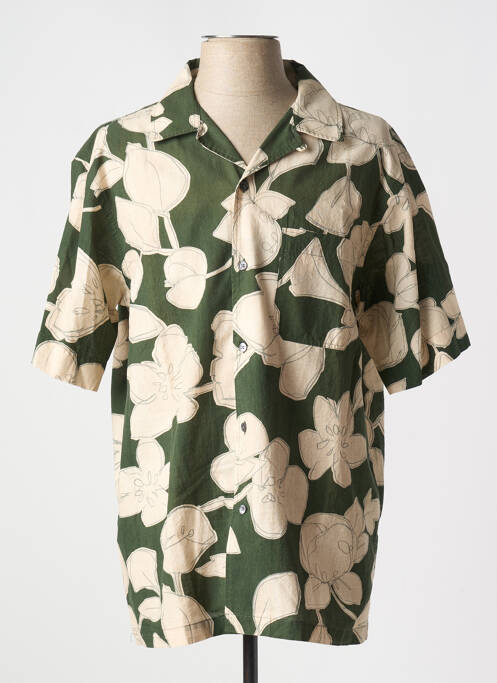 Chemise manches courtes vert CLOSED pour homme