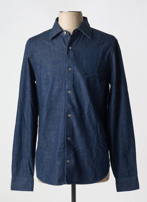 Chemise manches longues bleu CLOSED pour homme