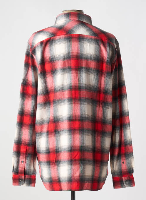 Chemise manches longues rouge CLOSED pour homme