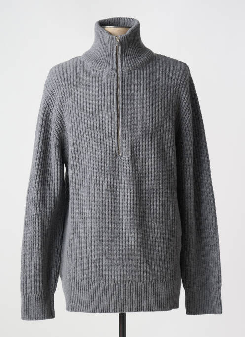 Pull stretch manches longues gris CLOSED homme