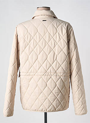 Doudoune poches sans capuche beige AGATHE & LOUISE femme