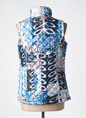 Doudoune poches sans capuche bleu DOLCEZZA femme
