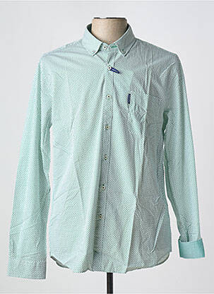 Chemise manches longues vert SAINT JAMES pour homme