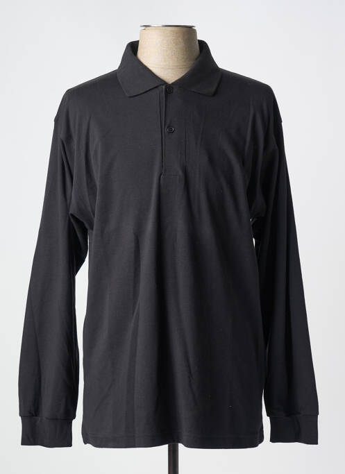 Polo manches longues manches longues noir LEWINGER homme