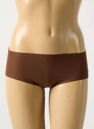 Shorty stretch marron CHANTELLE femme