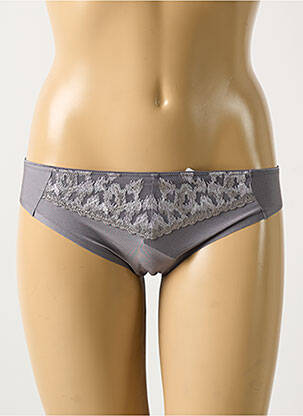 Culotte tissage satiné gris CHANTELLE femme