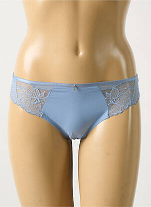 Culotte tissage satiné bleu CHANTELLE femme