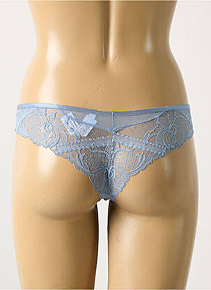 Culotte tissage satiné bleu CHANTELLE femme