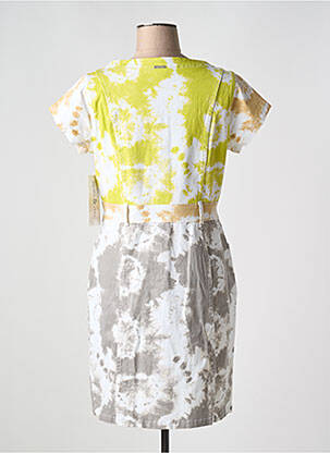 Robe courte manches courtes manches courtes vert AGATHE & LOUISE femme