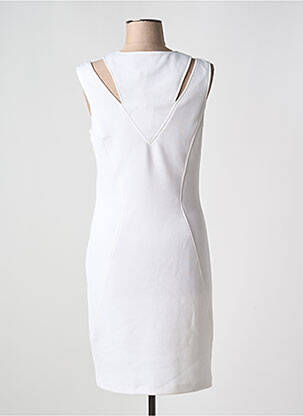Robe mi-longue sans manche sans manche blanc DIVAS femme