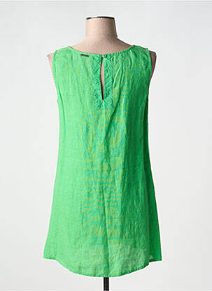 Tunique sans manche col rond vert AGATHE & LOUISE femme