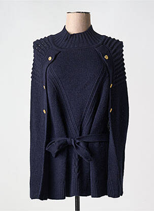 Poncho bleu BARILOCHE femme