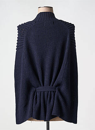 Poncho bleu BARILOCHE femme