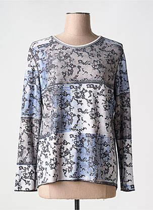 Pull coupe cintrée manches longues orange CAPUCCINO femme