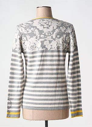 Pull stretch manches longues gris RABE femme