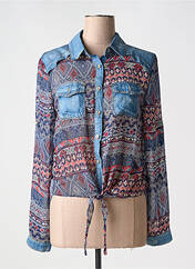 Chemisier bleu CH pour femme seconde vue