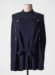 Poncho bleu BARILOCHE pour femme seconde vue