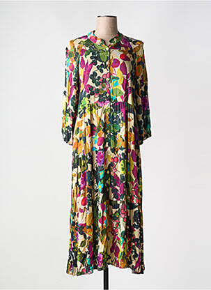 Robe longue violet REVER MILE pour femme