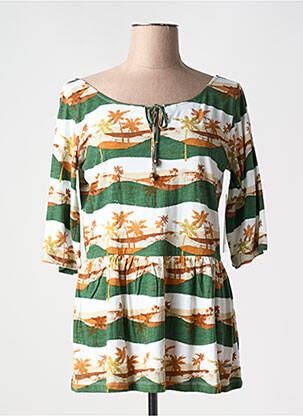 T-shirt vert AGATHE & LOUISE pour femme