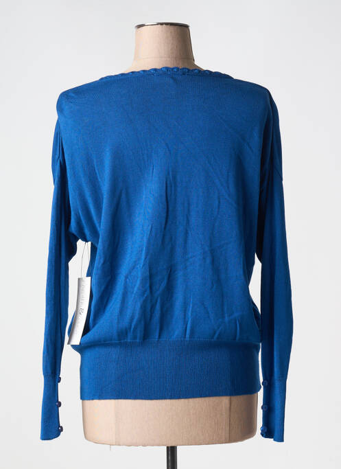 Gilet manches longues bleu AGATHE & LOUISE pour femme