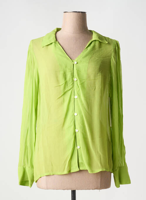 Chemisier vert AGATHE & LOUISE pour femme