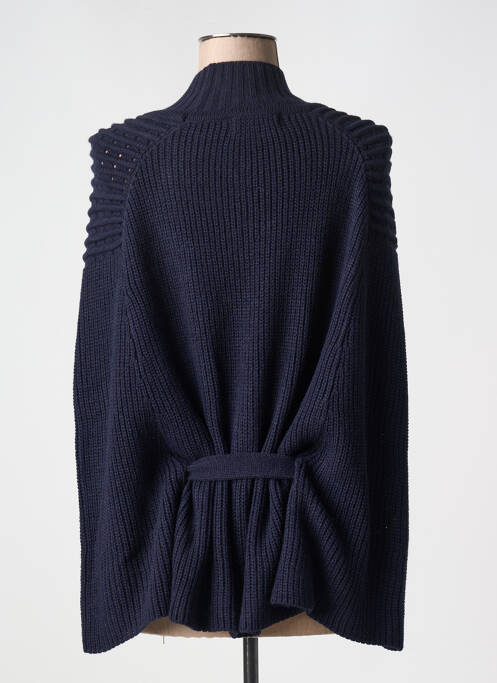 Poncho bleu BARILOCHE pour femme