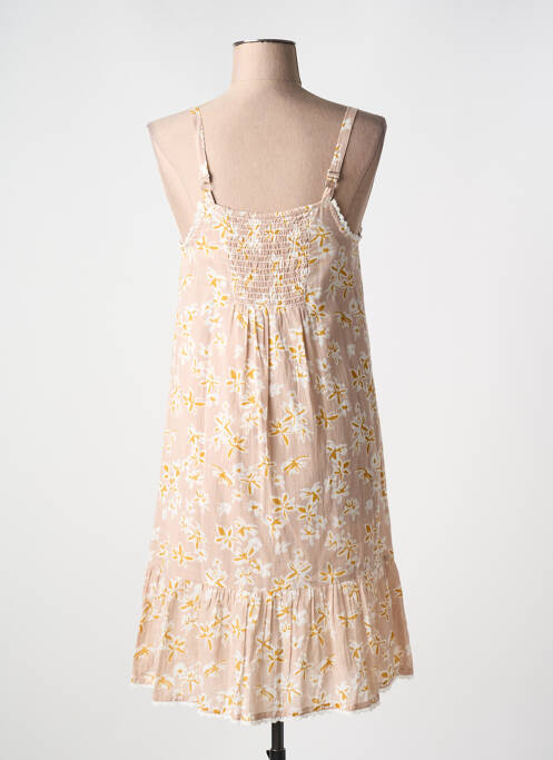 Robe mi-longue beige AGATHE & LOUISE pour femme