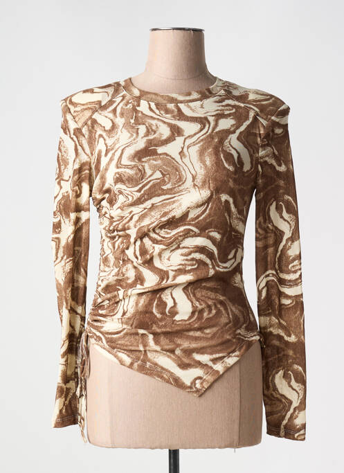 Top marron BISOU'S PROJECT pour femme