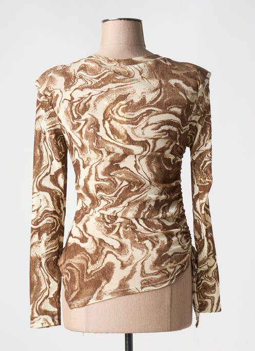 Top marron BISOU'S PROJECT pour femme