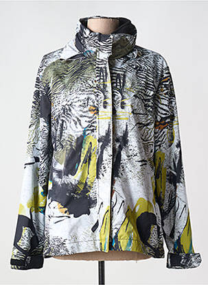 Coupe-vent poches a capuche vert DOLCEZZA femme