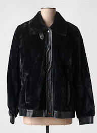 Blouson effet matière satinée noir MERI & ESCA femme