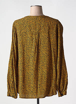 Blouse tissage popeline manches longues jaune LE PETIT BAIGNEUR femme