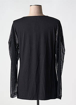 Top stretch manches longues noir COTTON BROTHERS femme