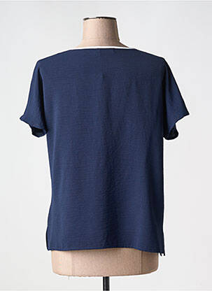 Blouse manches courtes manches courtes bleu CHATELET femme