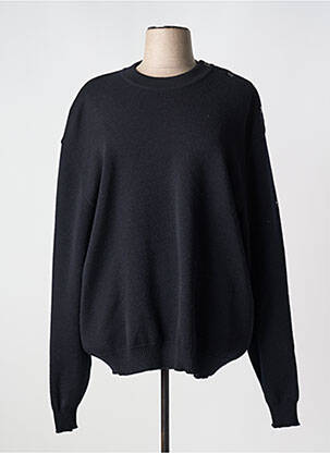 Pull col rond manches longues bleu SAINT JAMES homme