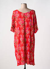 Robe mi-longue rouge COLINE pour femme seconde vue