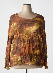 Top marron PAUSE CAFE pour femme seconde vue