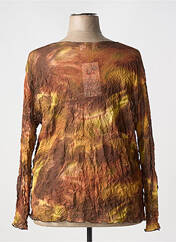 Top marron PAUSE CAFE pour femme seconde vue