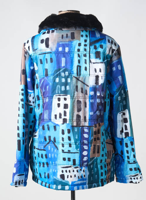Doudoune poches sans capuche bleu DOLCEZZA femme