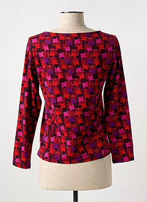 Pull coupe cintrée manches longues violet AGATHE & LOUISE femme