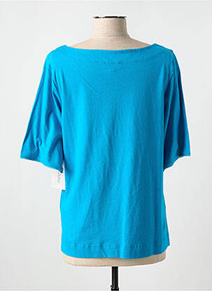 T-shirt coupe cintrée manches courtes bleu AGATHE & LOUISE femme