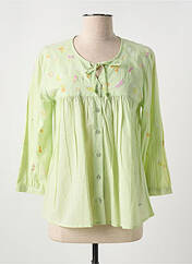 Blouse vert AGATHE & LOUISE pour femme seconde vue