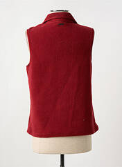 Gilet sans manche rouge AGATHE & LOUISE pour femme seconde vue
